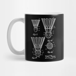 Badminton Vintage Patent Drawing Mug